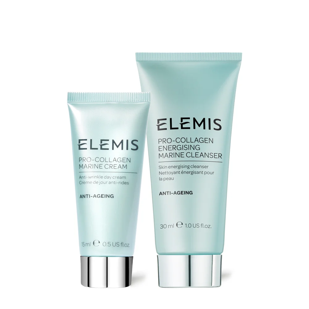 Elemis Pro-Collagen Marine Cream SPF 30 15ml x Pro-Collagen Energising Marine Cleanser 30ml imagen 1