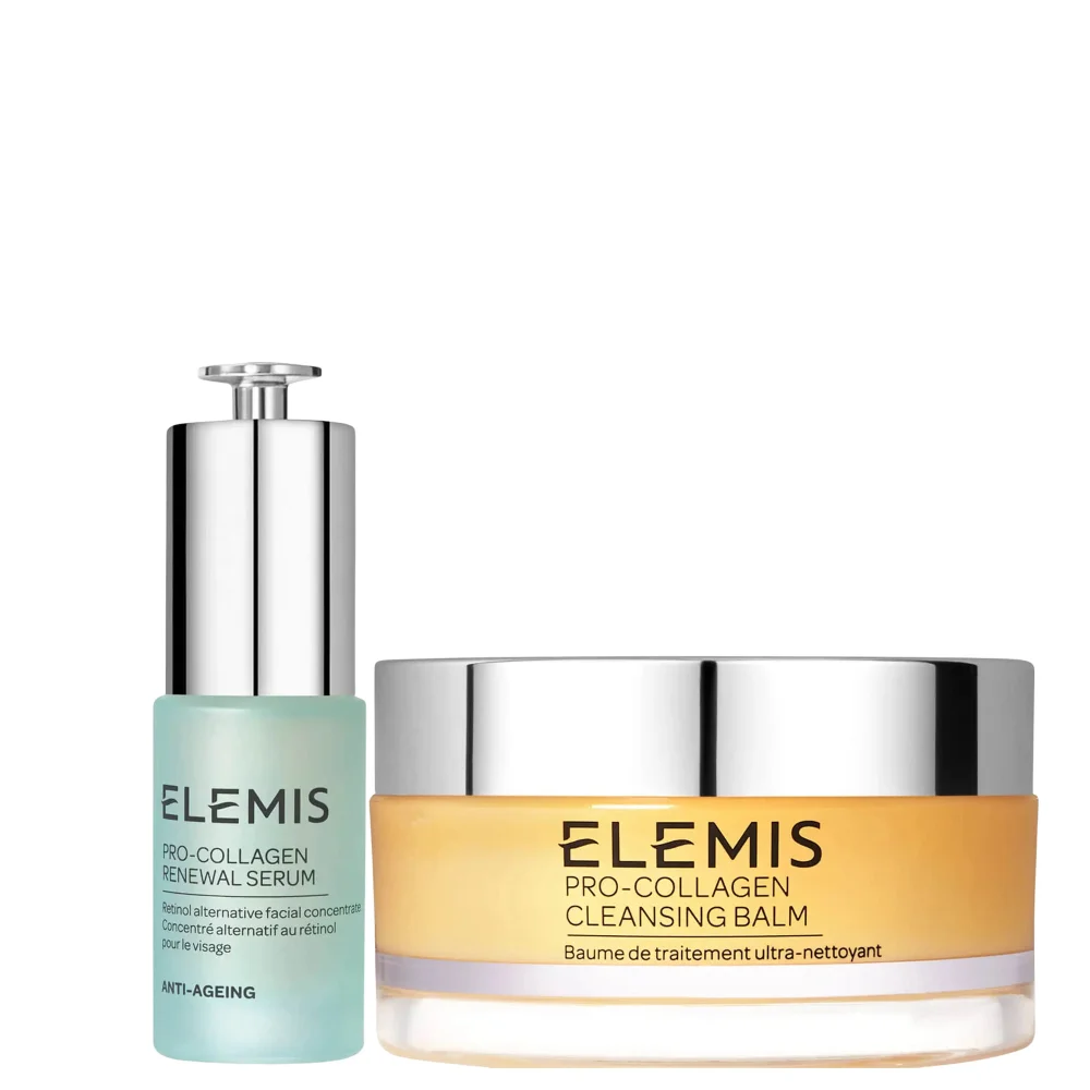 Elemis Power of Pro-Collagen Duo: Pro-Collagen Renewal Serum 15ml and Cleansing Balm 100g imagen 1